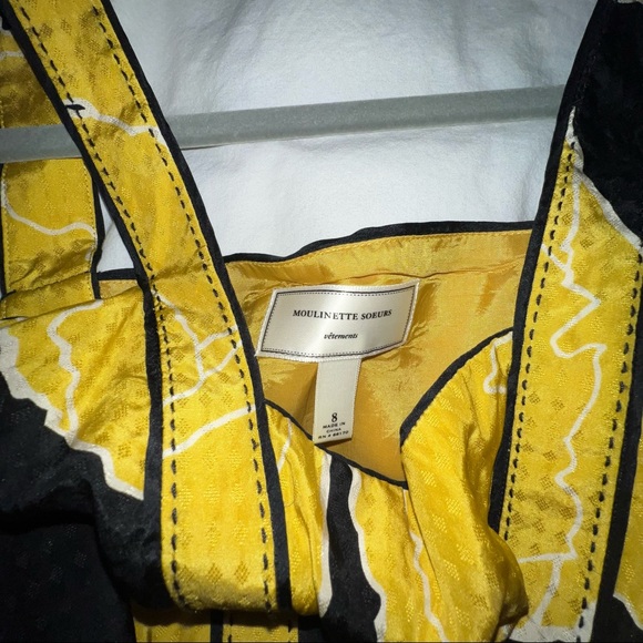 Big yellow flower print dress from anthropologie - Picture 5 of 5